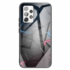 Telefoonhoesje voor Samsung Galaxy A13 Geometrie Gehard Glas