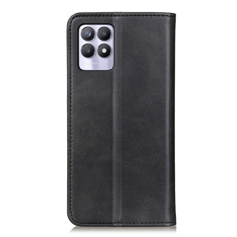 Bescherming Hoesje voor Realme 8i Folio-hoesje Elegantie Splitleer