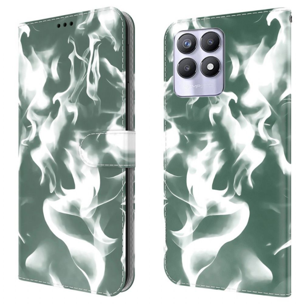 Leren Hoesje voor Realme 8i Abstract Patroon