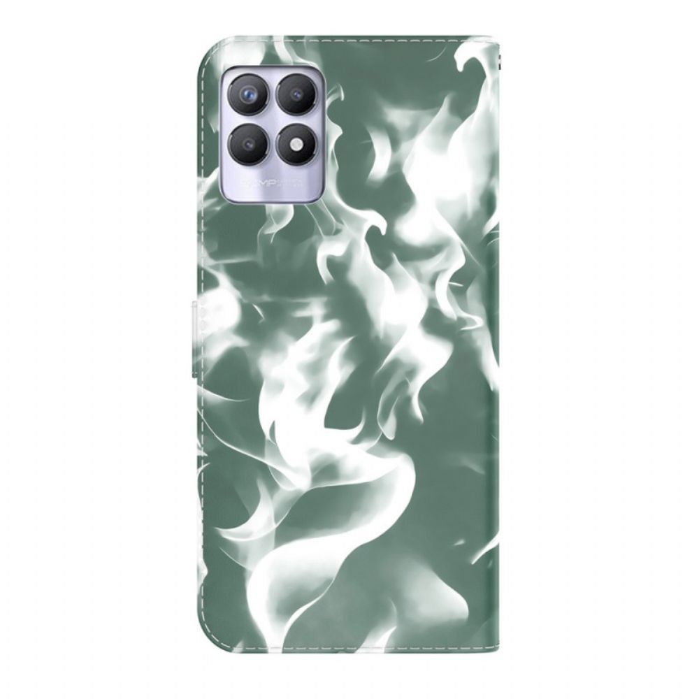 Leren Hoesje voor Realme 8i Abstract Patroon