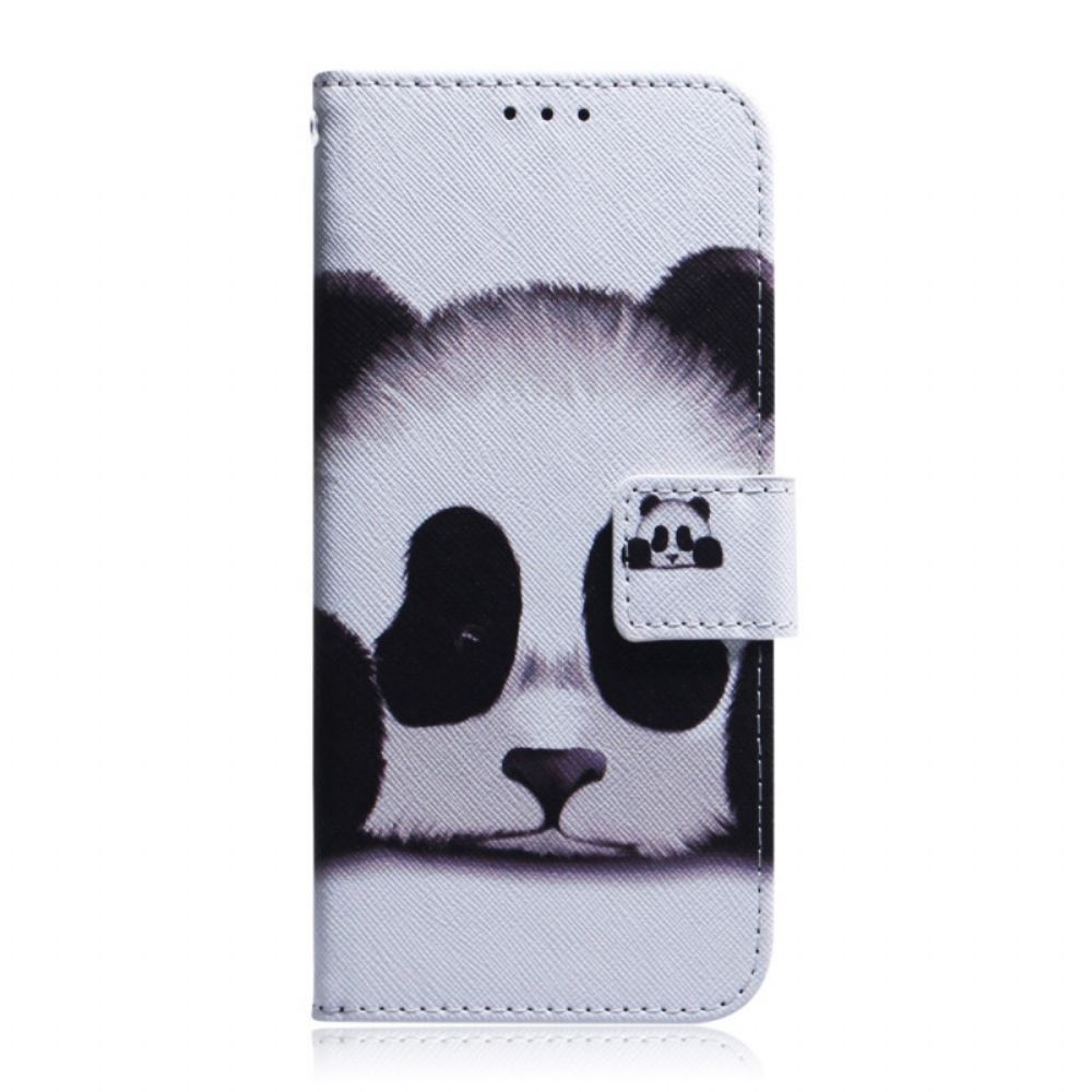 Leren Hoesje voor Realme 8i Pandagezicht