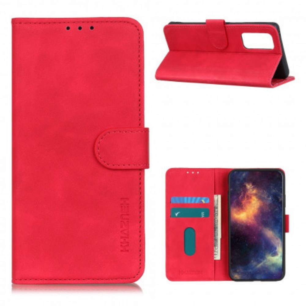 Flip Case voor Oppo Find X3 Neo Mat Vintage Leereffect Khazneh