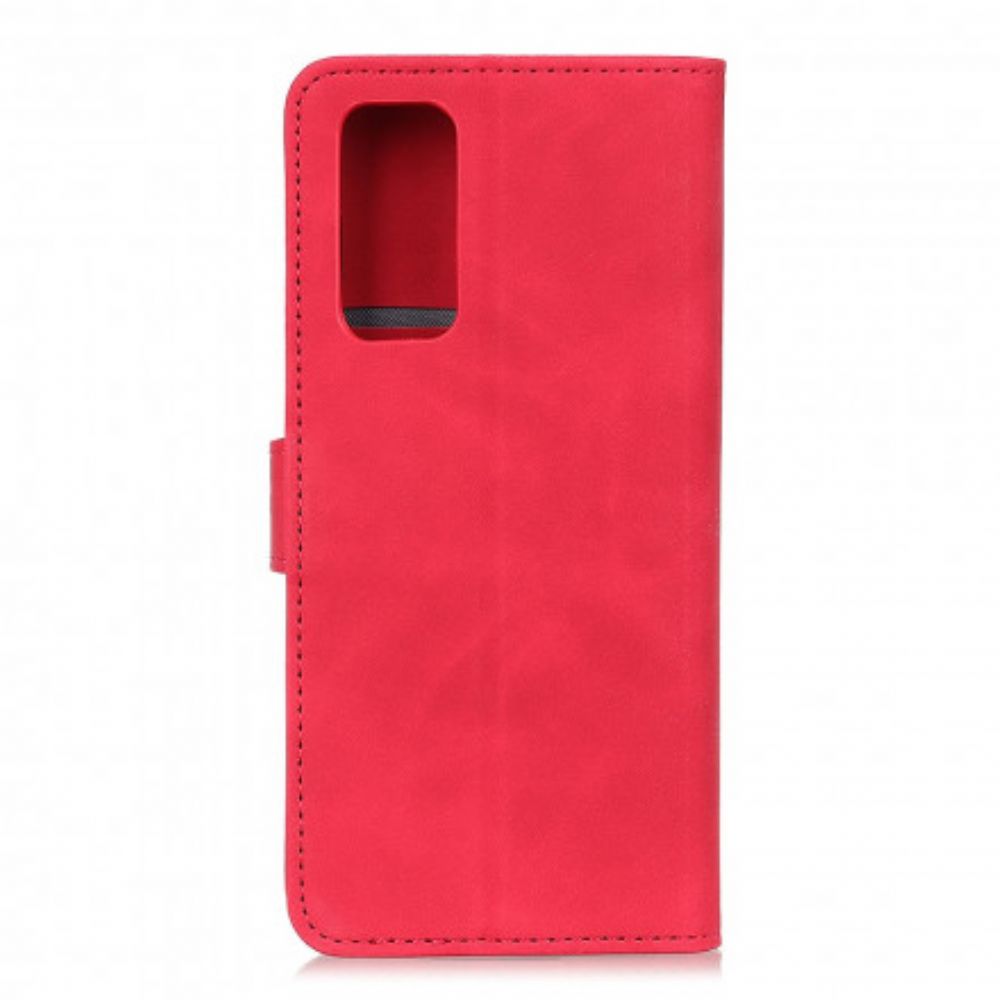 Flip Case voor Oppo Find X3 Neo Mat Vintage Leereffect Khazneh