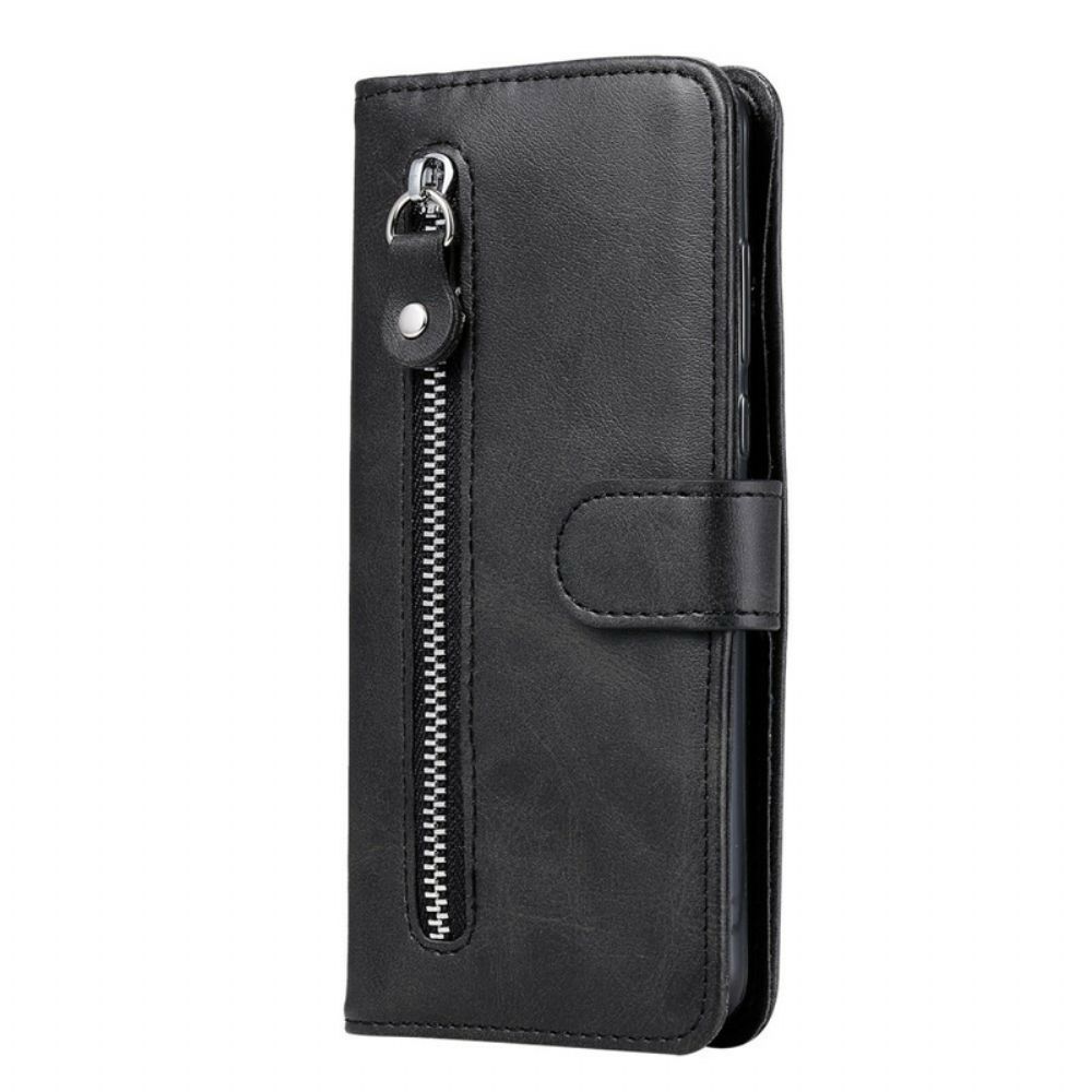 Leren Hoesje voor Oppo Find X3 Neo Vintage Portemonnee