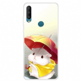 Hoesje voor Alcatel 1S / 3L (2020) Hamster In De Regen