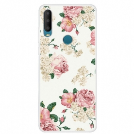 Hoesje voor Alcatel 1S / 3L (2020) Vrijheidsbloemen