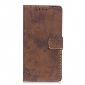 Leren Hoesje voor Alcatel 1S / 3L (2020) Vintage Kunstleer