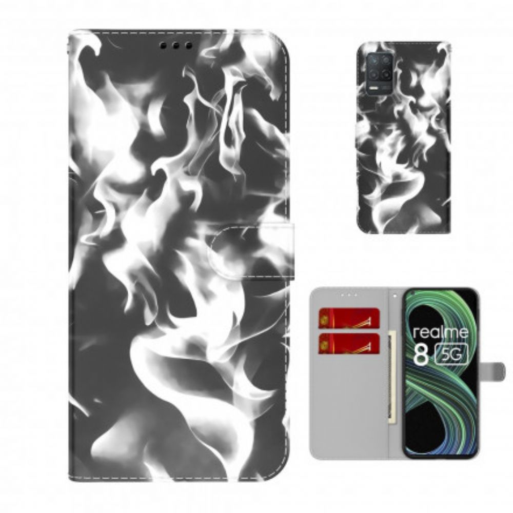 Flip Case voor Realme 8 5G Abstract Patroon