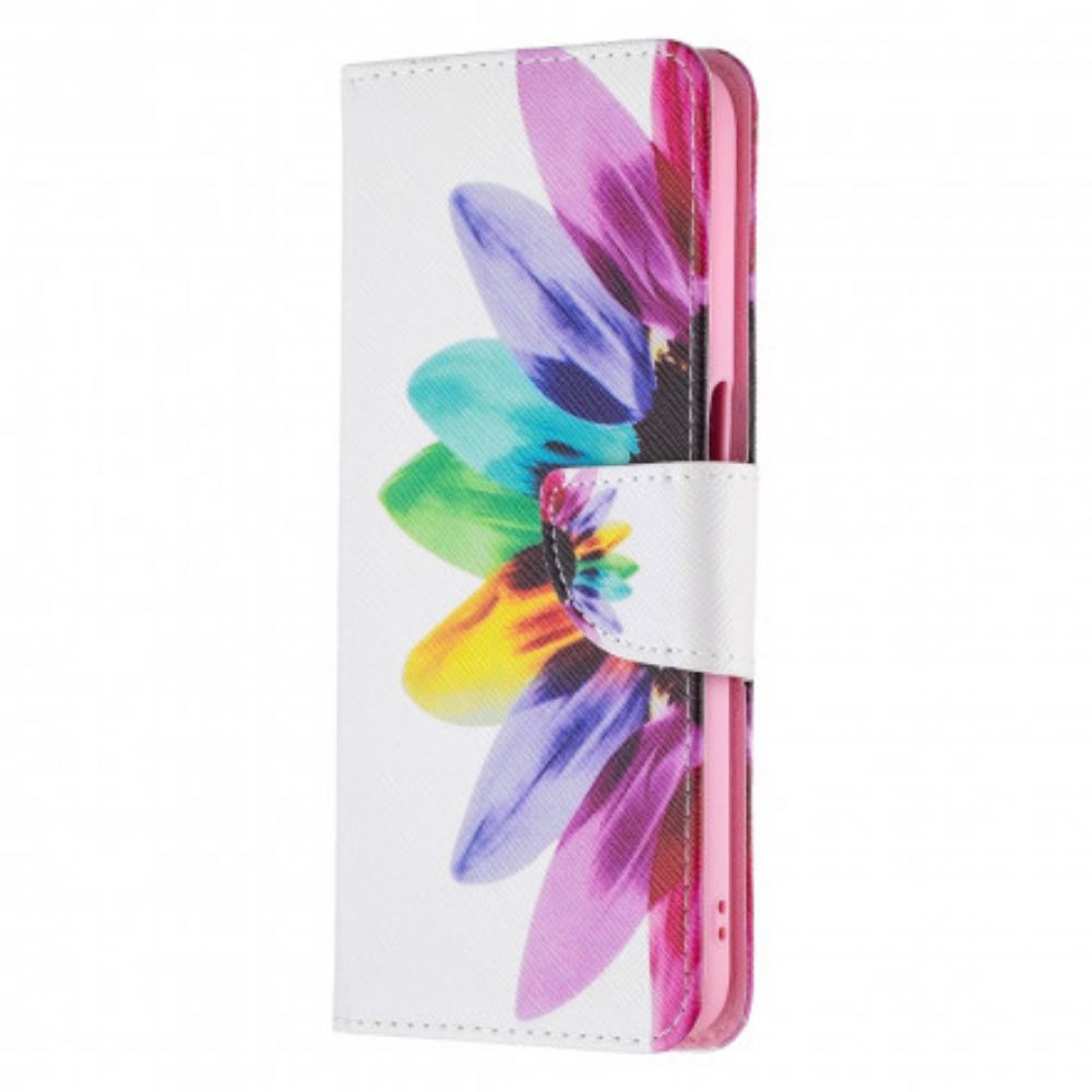 Folio-hoesje voor Realme 8 5G Aquarel Bloem