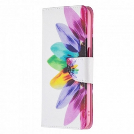 Folio-hoesje voor Realme 8 5G Aquarel Bloem