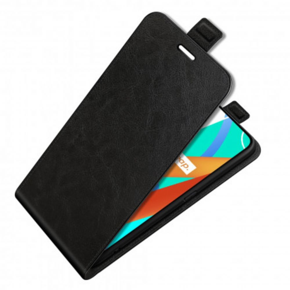 Folio-hoesje voor Realme 8 5G Flip Case Opvouwbaar Leereffect