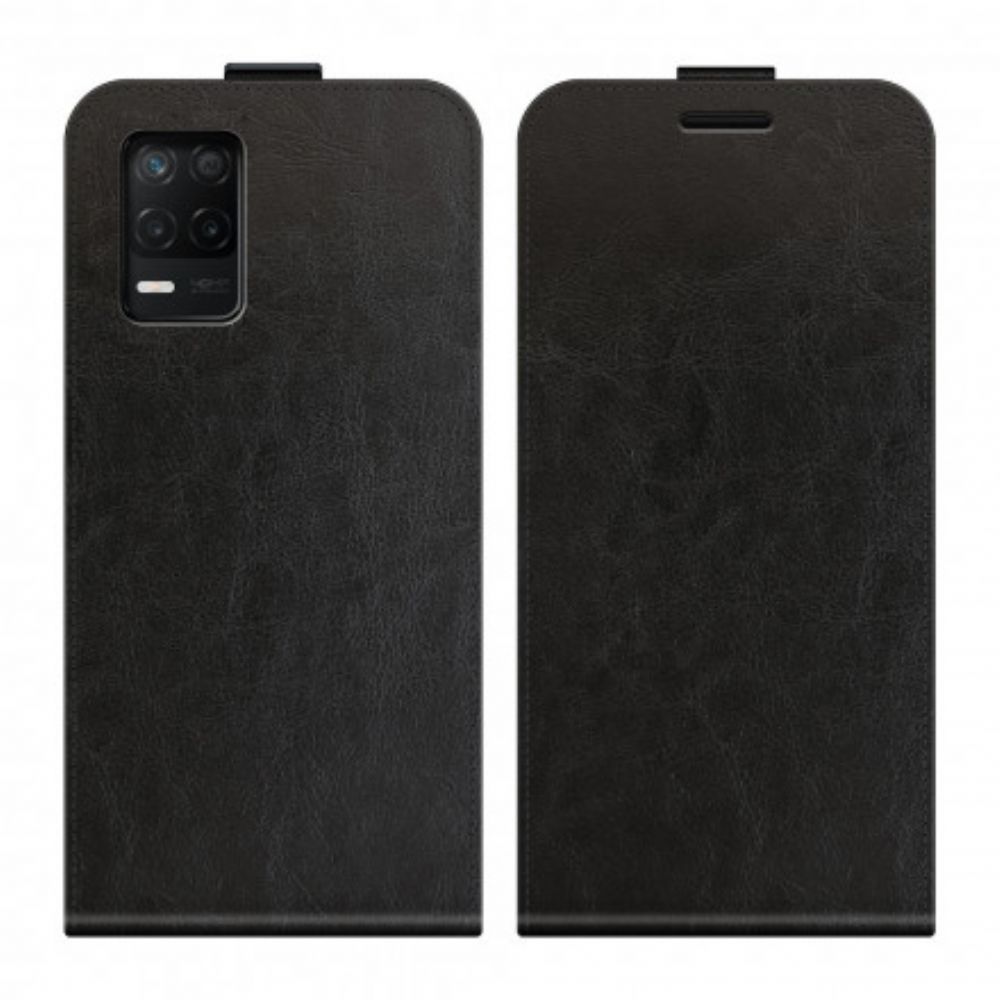 Folio-hoesje voor Realme 8 5G Flip Case Opvouwbaar Leereffect