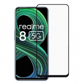 Realme 8 5G Screenprotector Van Gehard Glas Met Zwarte Rand