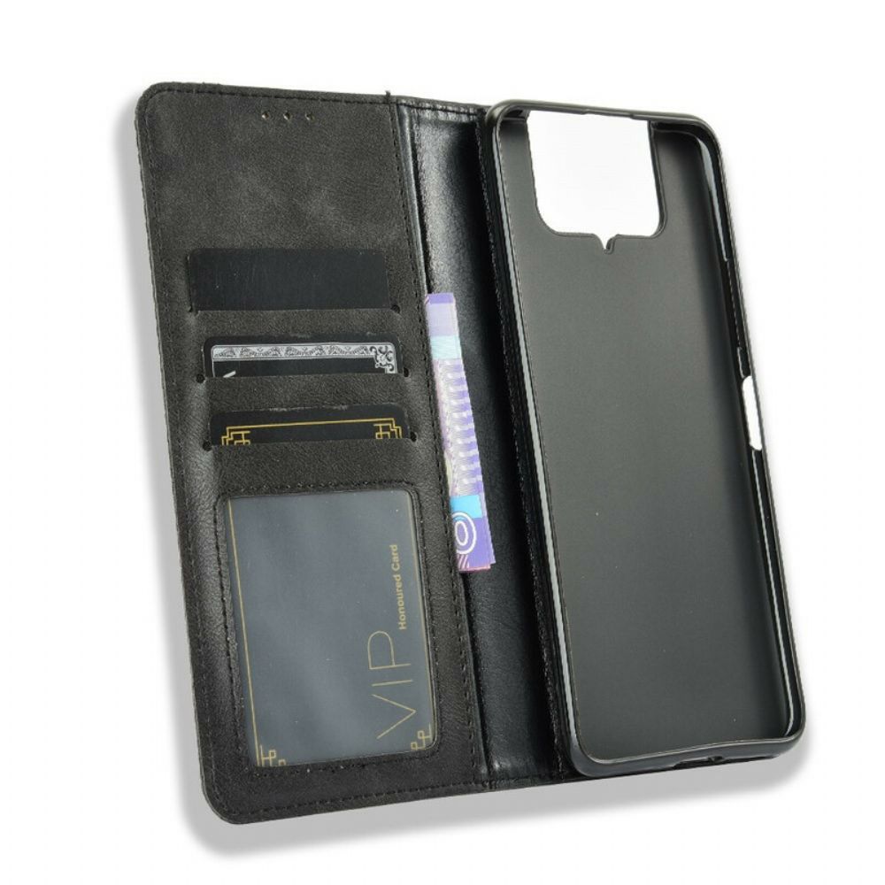 Bescherming Hoesje voor Asus Zenfone 7 / 7 Pro Folio-hoesje Vintage Gestileerd Leereffect