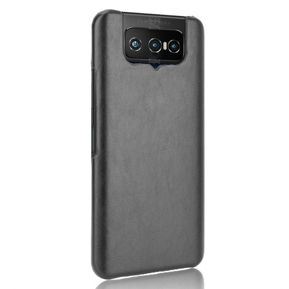 Hoesje voor Asus Zenfone 7 / 7 Pro Lichi Leereffect