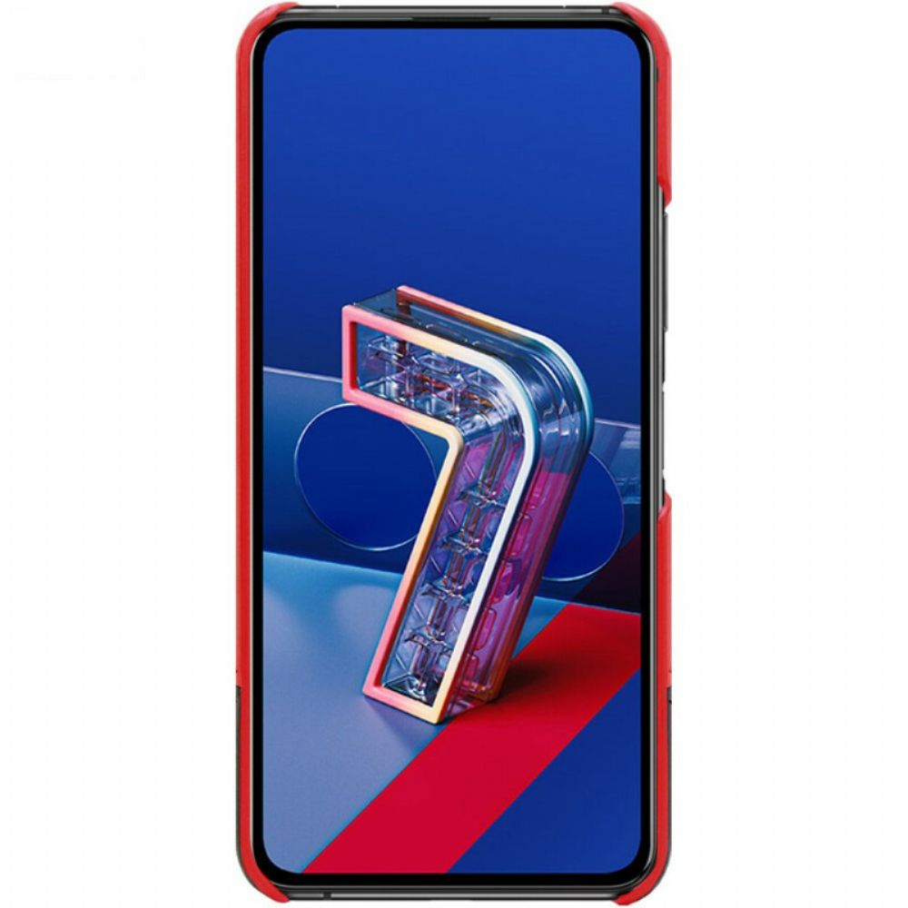 Telefoonhoesje voor Asus Zenfone 7 / 7 Pro Imak Ruiyi-serie Leereffect