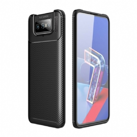 Telefoonhoesje voor Asus Zenfone 7 / 7 Pro Koolstofvezelslang