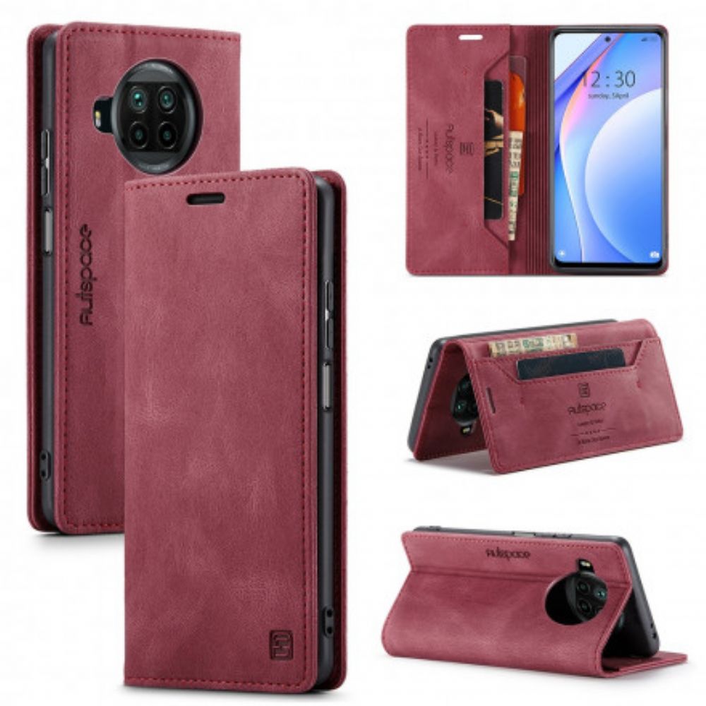 Bescherming Hoesje voor Xiaomi Mi 10T Lite / Redmi Note 9 Pro 5G Folio-hoesje Autspace Rfid-serie