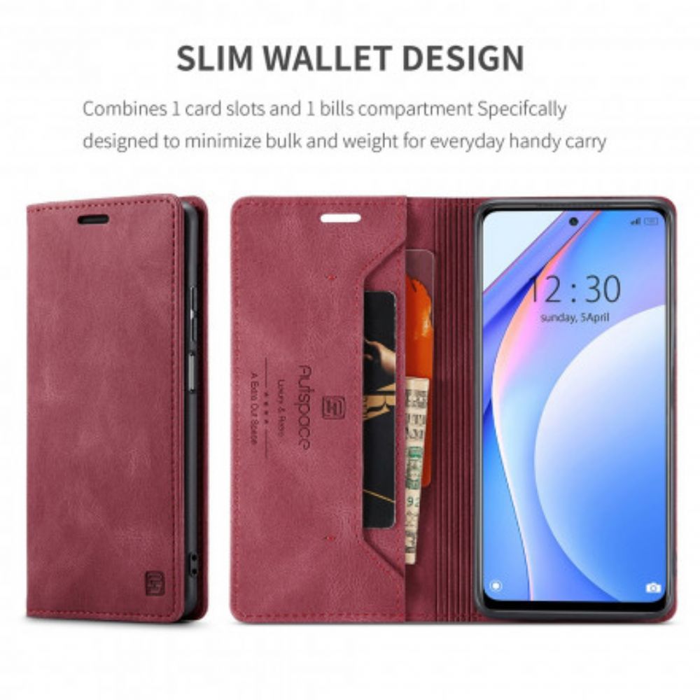 Bescherming Hoesje voor Xiaomi Mi 10T Lite / Redmi Note 9 Pro 5G Folio-hoesje Autspace Rfid-serie