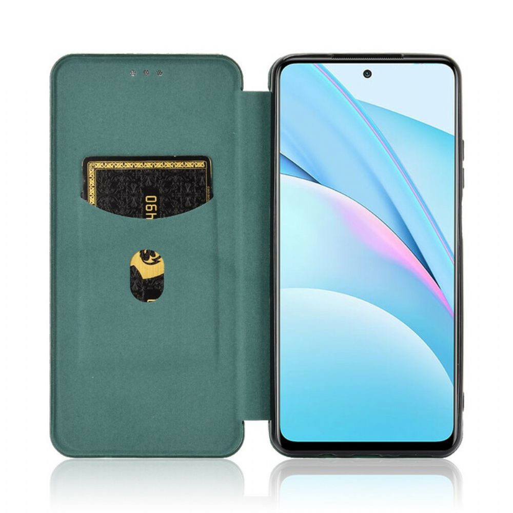 Bescherming Hoesje voor Xiaomi Mi 10T Lite / Redmi Note 9 Pro 5G Folio-hoesje Koolstofvezel