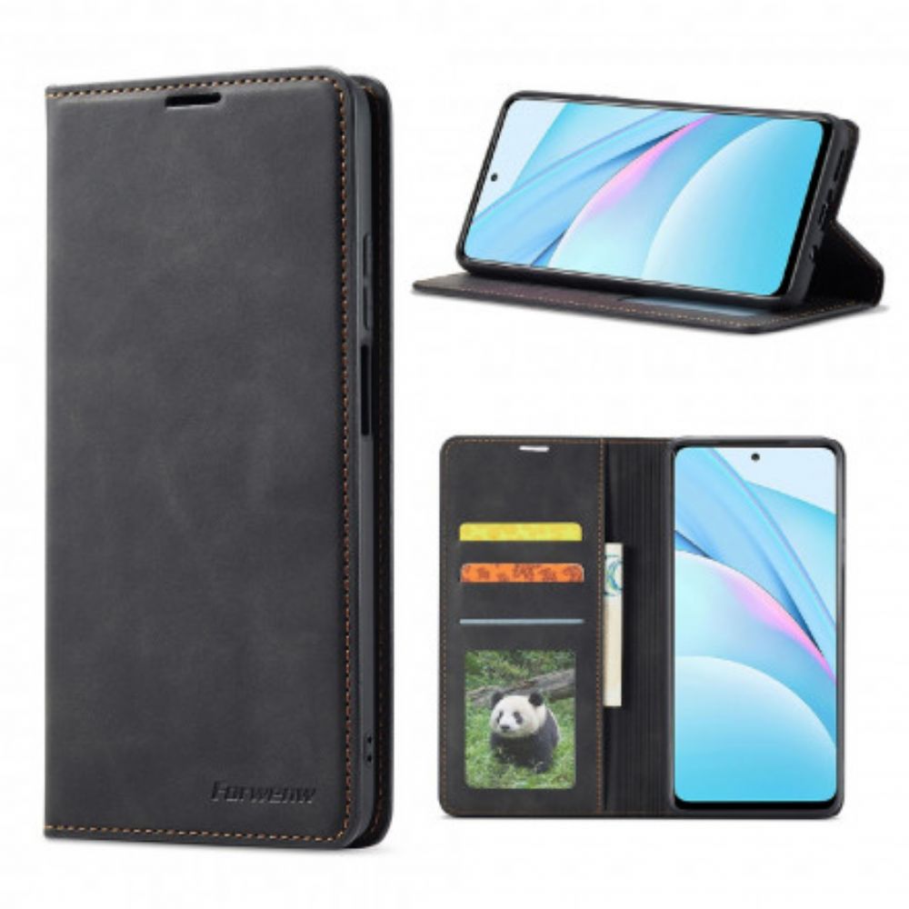 Bescherming Hoesje voor Xiaomi Mi 10T Lite / Redmi Note 9 Pro 5G Folio-hoesje Lederen Effect Forwenw