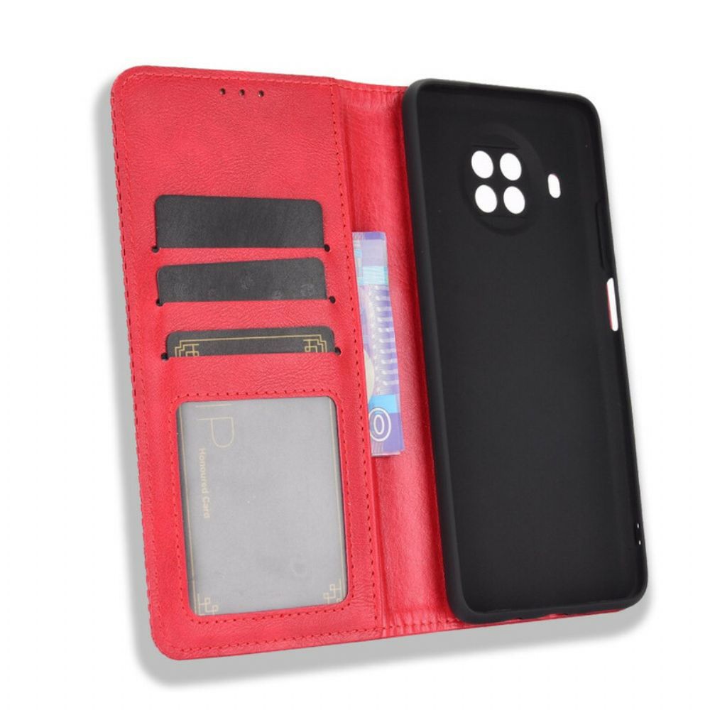 Bescherming Hoesje voor Xiaomi Mi 10T Lite / Redmi Note 9 Pro 5G Folio-hoesje Vintage-effect