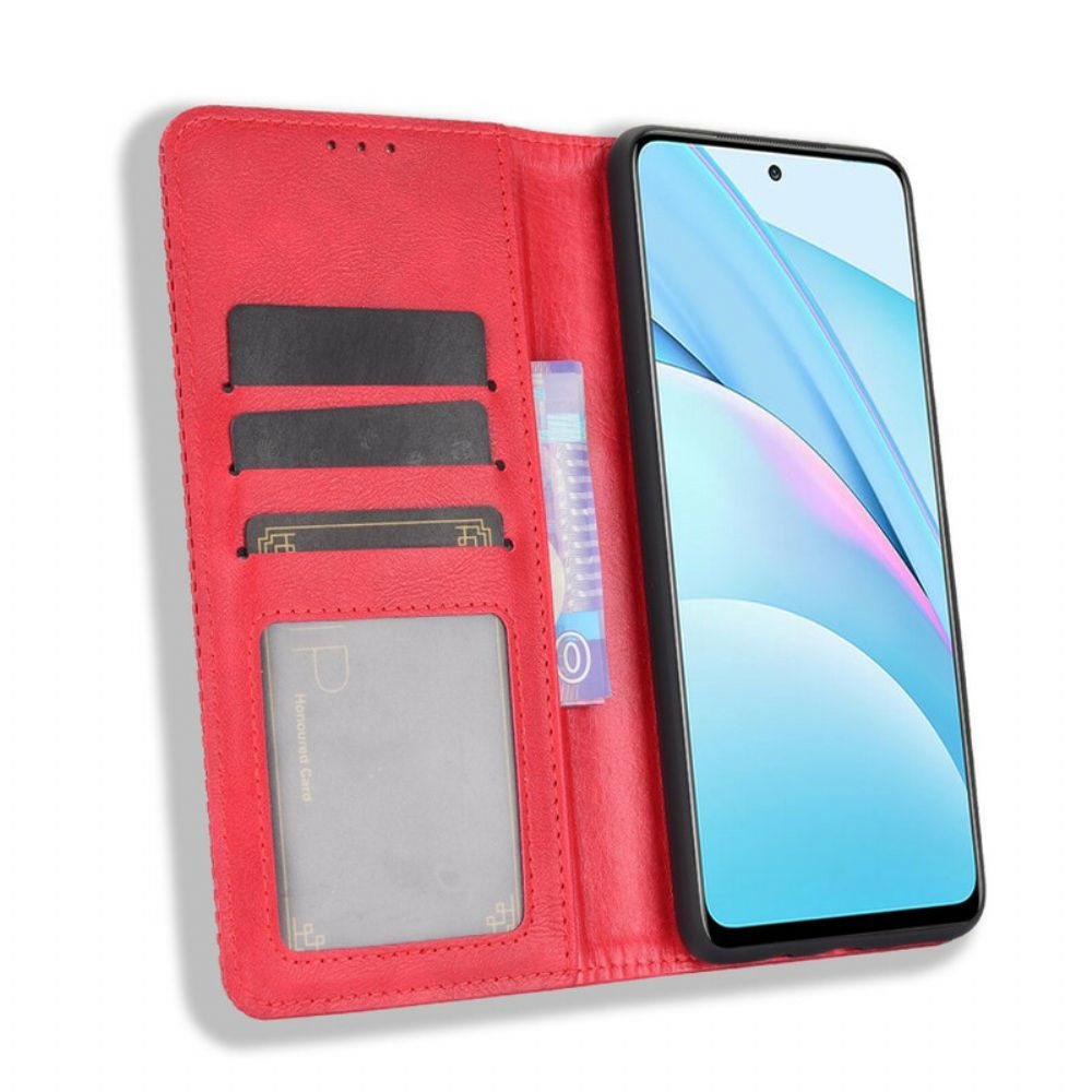 Bescherming Hoesje voor Xiaomi Mi 10T Lite / Redmi Note 9 Pro 5G Folio-hoesje Vintage-effect