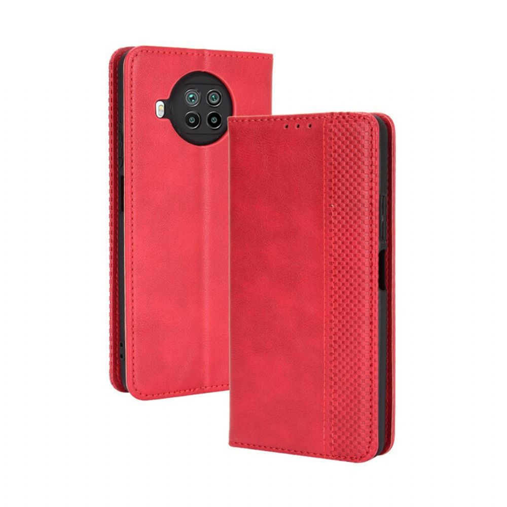 Bescherming Hoesje voor Xiaomi Mi 10T Lite / Redmi Note 9 Pro 5G Folio-hoesje Vintage-effect