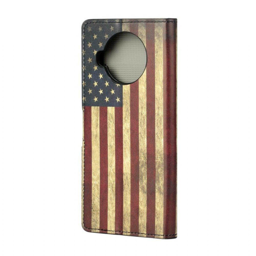 Flip Case voor Xiaomi Mi 10T Lite / Redmi Note 9 Pro 5G Amerikaanse Vlag