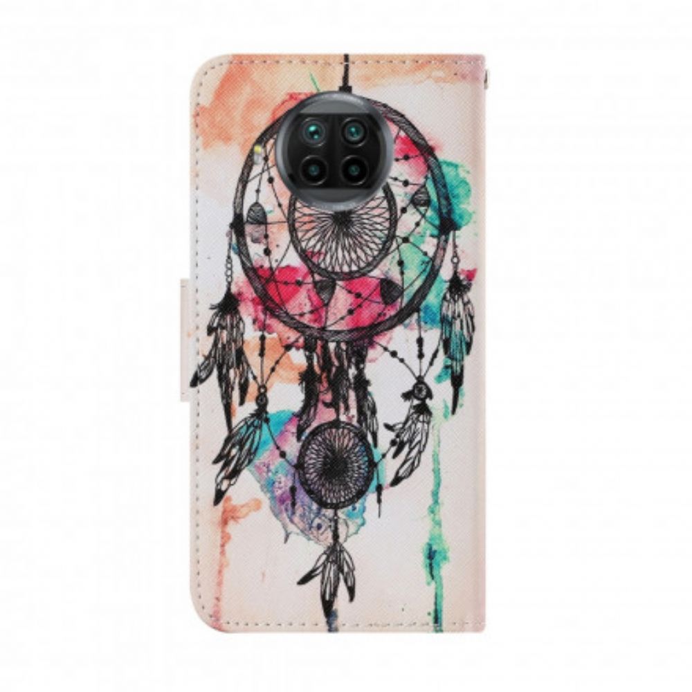 Flip Case voor Xiaomi Mi 10T Lite / Redmi Note 9 Pro 5G Aquarel Dromenvanger