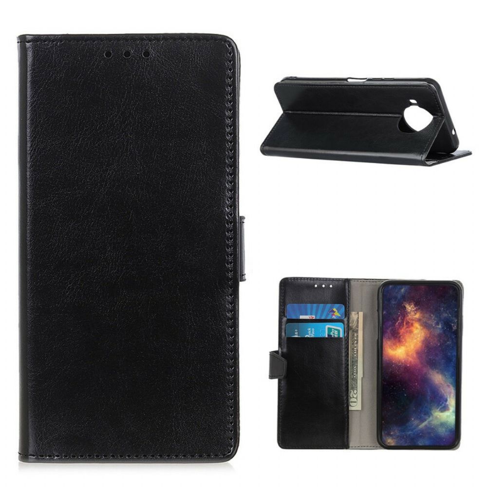 Flip Case voor Xiaomi Mi 10T Lite / Redmi Note 9 Pro 5G Glanzend Leereffect