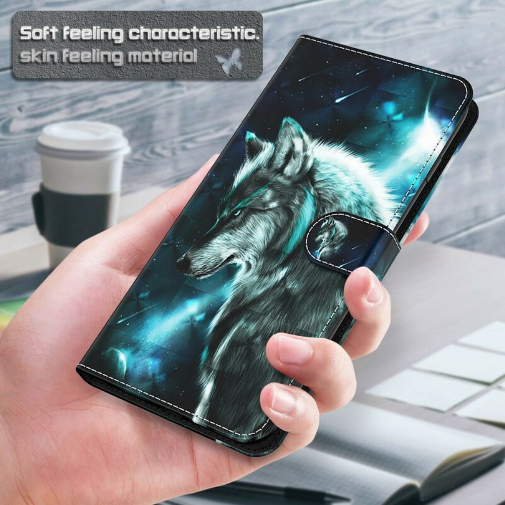 Flip Case voor Xiaomi Mi 10T Lite / Redmi Note 9 Pro 5G Majestueuze Wolf