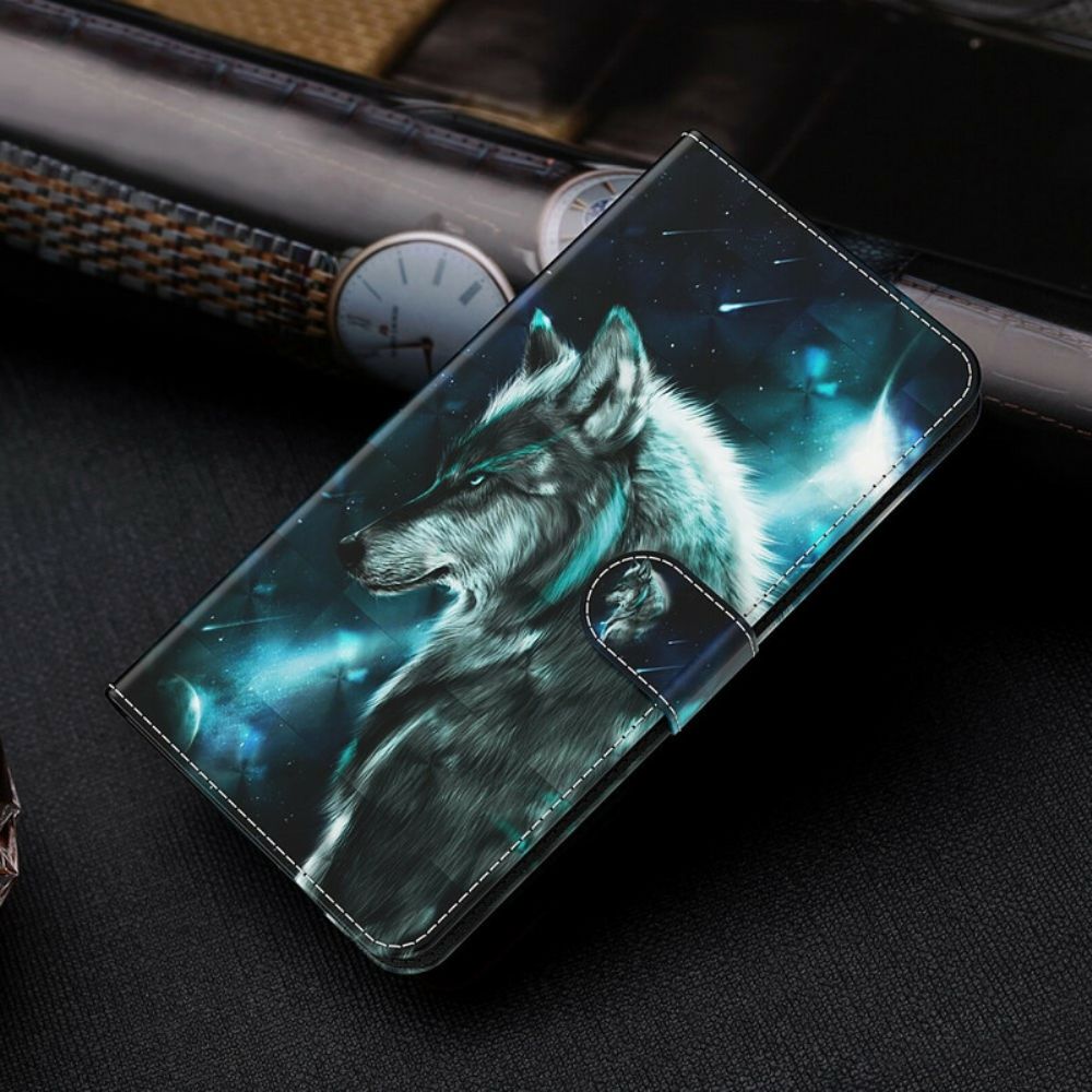 Flip Case voor Xiaomi Mi 10T Lite / Redmi Note 9 Pro 5G Majestueuze Wolf