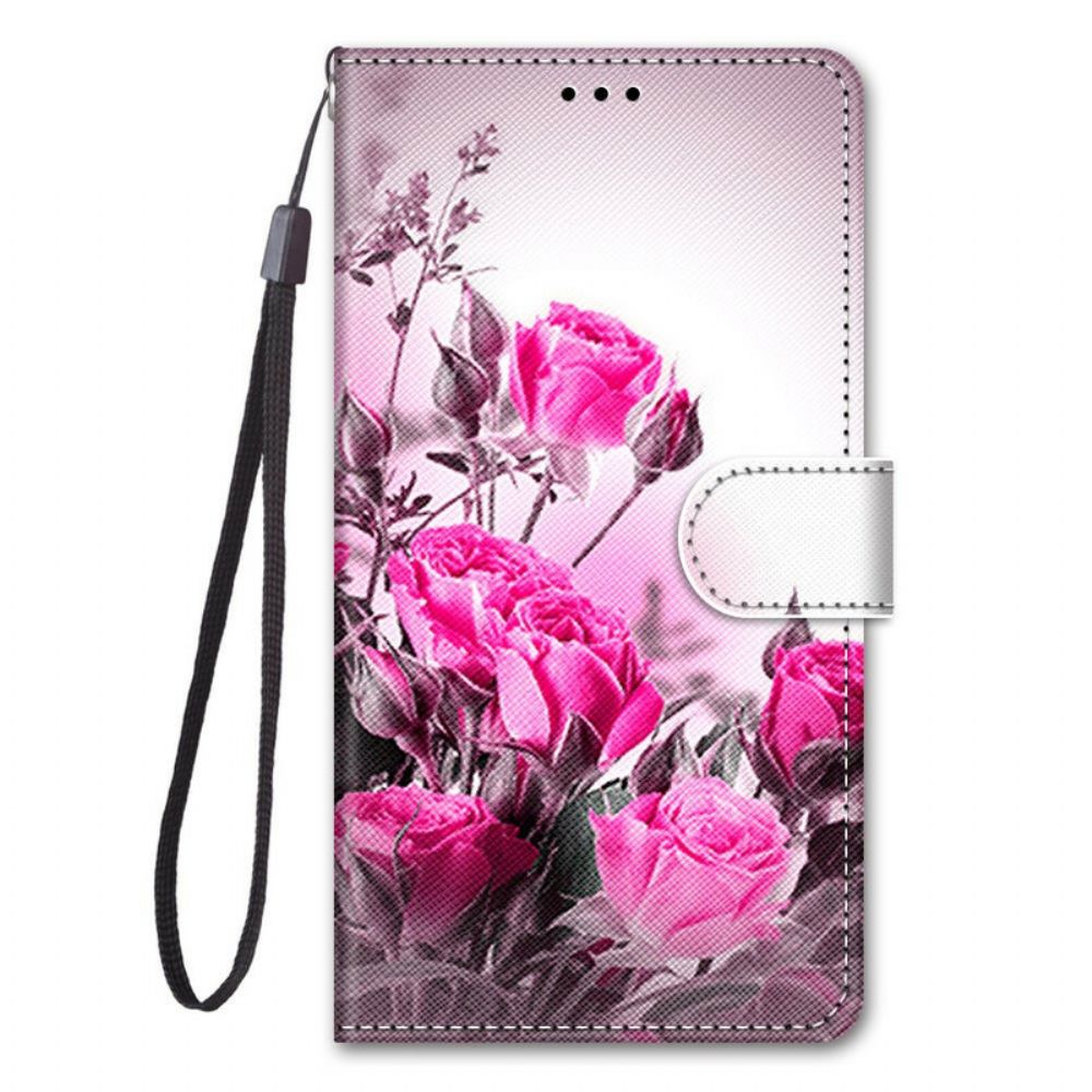 Folio-hoesje voor Xiaomi Mi 10T Lite / Redmi Note 9 Pro 5G Alleen Bloemen