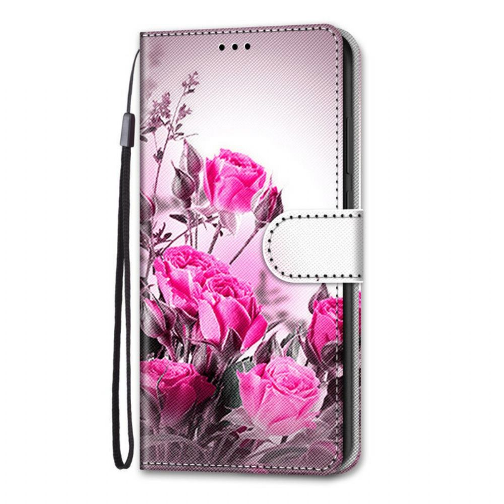 Folio-hoesje voor Xiaomi Mi 10T Lite / Redmi Note 9 Pro 5G Alleen Bloemen