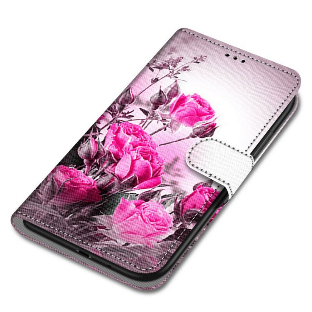 Folio-hoesje voor Xiaomi Mi 10T Lite / Redmi Note 9 Pro 5G Alleen Bloemen