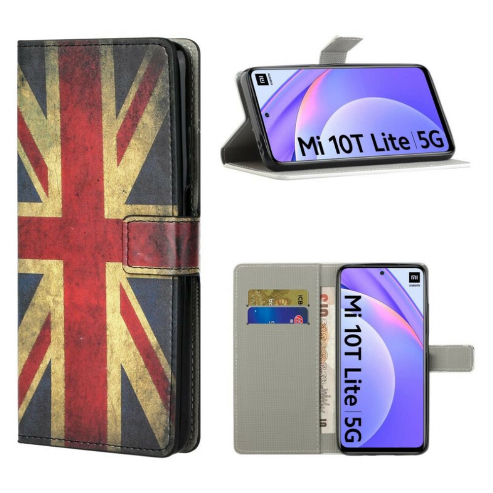 Folio-hoesje voor Xiaomi Mi 10T Lite / Redmi Note 9 Pro 5G Engeland Vlag