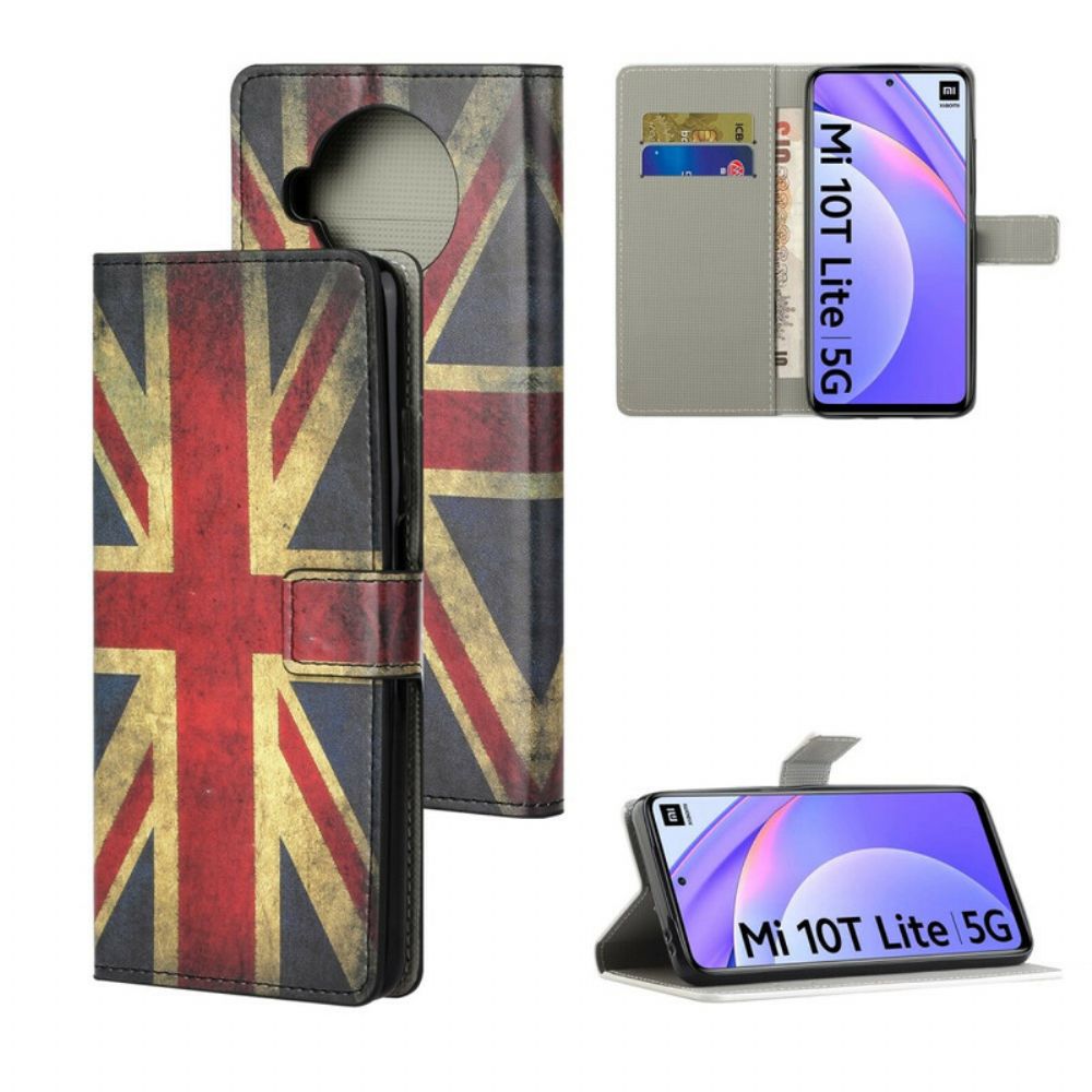 Folio-hoesje voor Xiaomi Mi 10T Lite / Redmi Note 9 Pro 5G Engeland Vlag