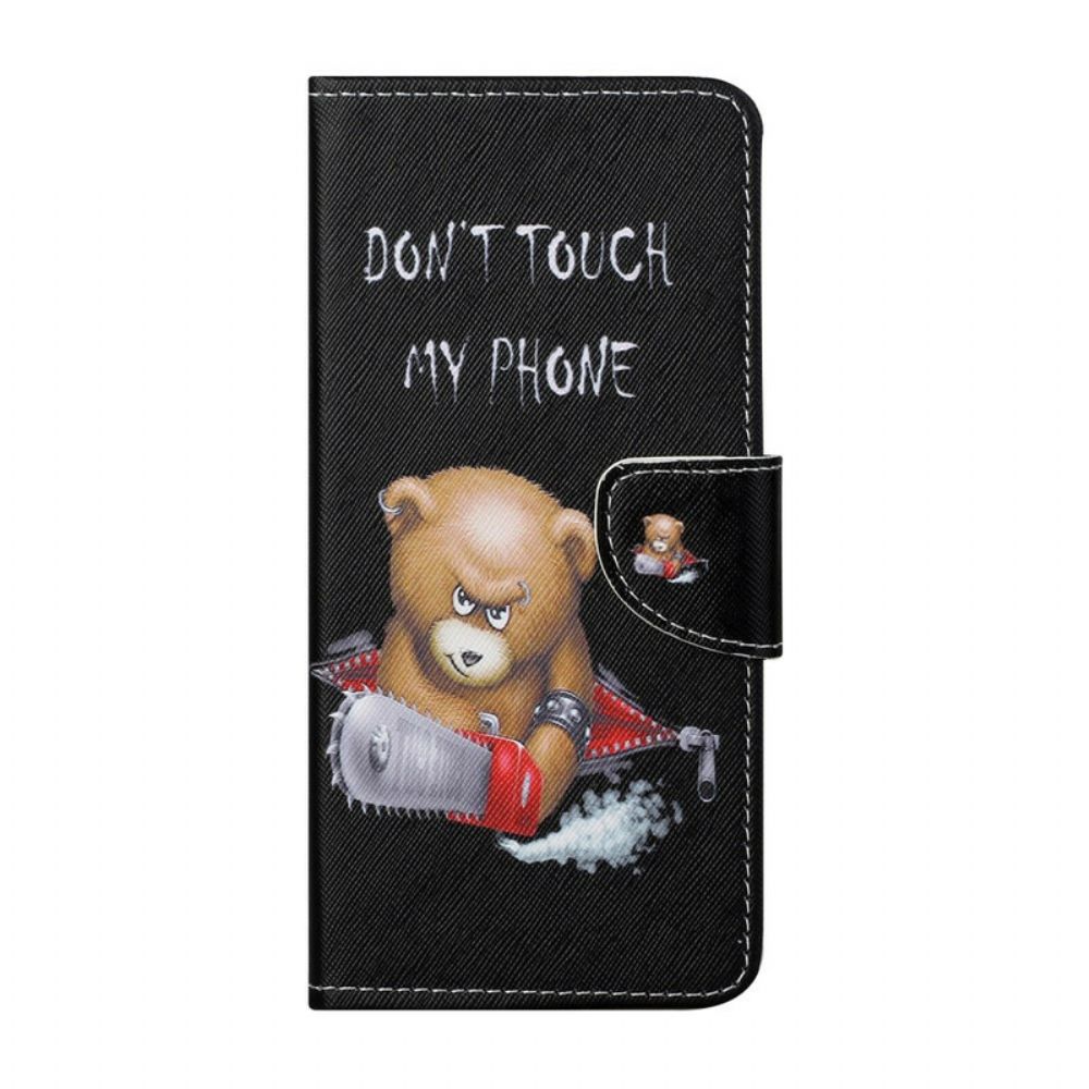 Folio-hoesje voor Xiaomi Mi 10T Lite / Redmi Note 9 Pro 5G Gevaarlijke Beer