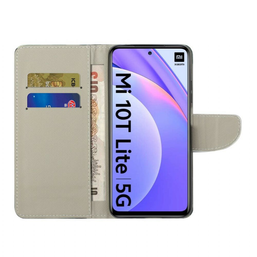 Folio-hoesje voor Xiaomi Mi 10T Lite / Redmi Note 9 Pro 5G Gevaarlijke Beer