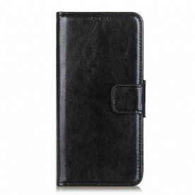 Folio-hoesje voor Xiaomi Mi 10T Lite / Redmi Note 9 Pro 5G Glanzend Leereffect