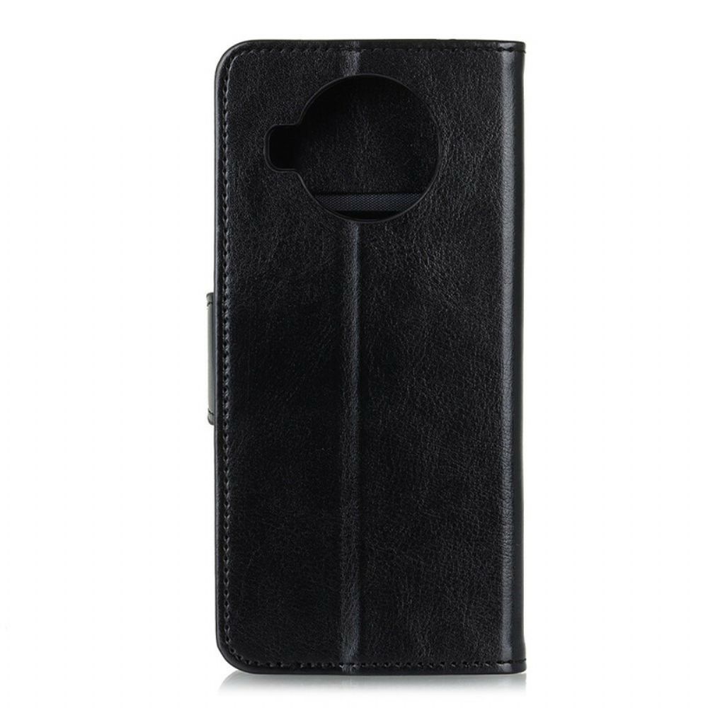 Folio-hoesje voor Xiaomi Mi 10T Lite / Redmi Note 9 Pro 5G Glanzend Leereffect