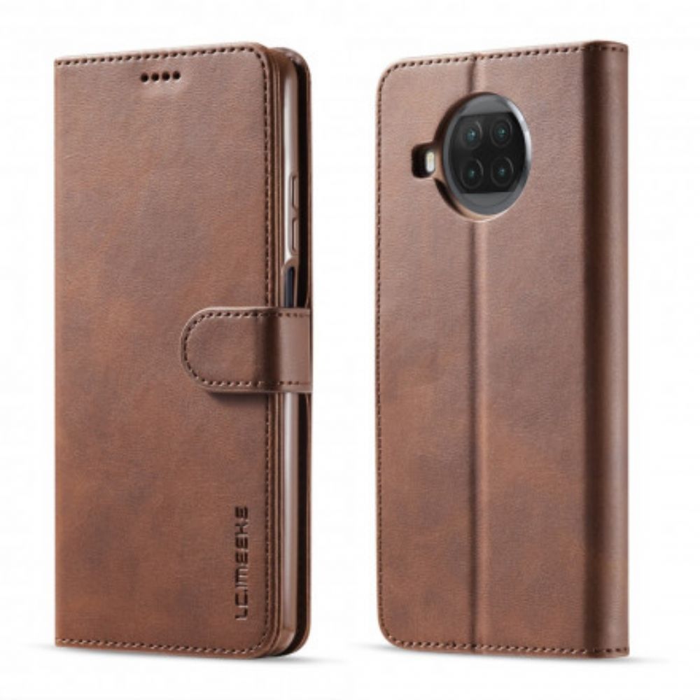 Folio-hoesje voor Xiaomi Mi 10T Lite / Redmi Note 9 Pro 5G Lc.imeeke Leereffect