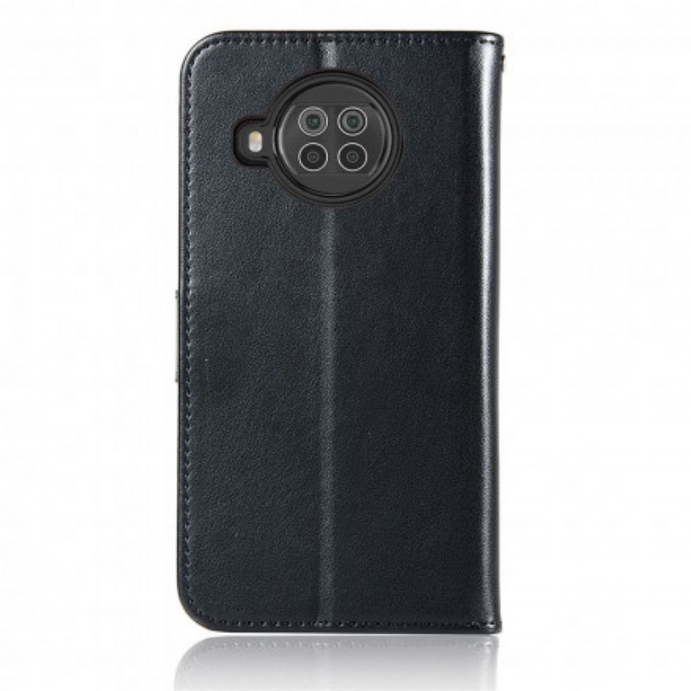 Folio-hoesje voor Xiaomi Mi 10T Lite / Redmi Note 9 Pro 5G Lederen Effect Dromenvanger Uil