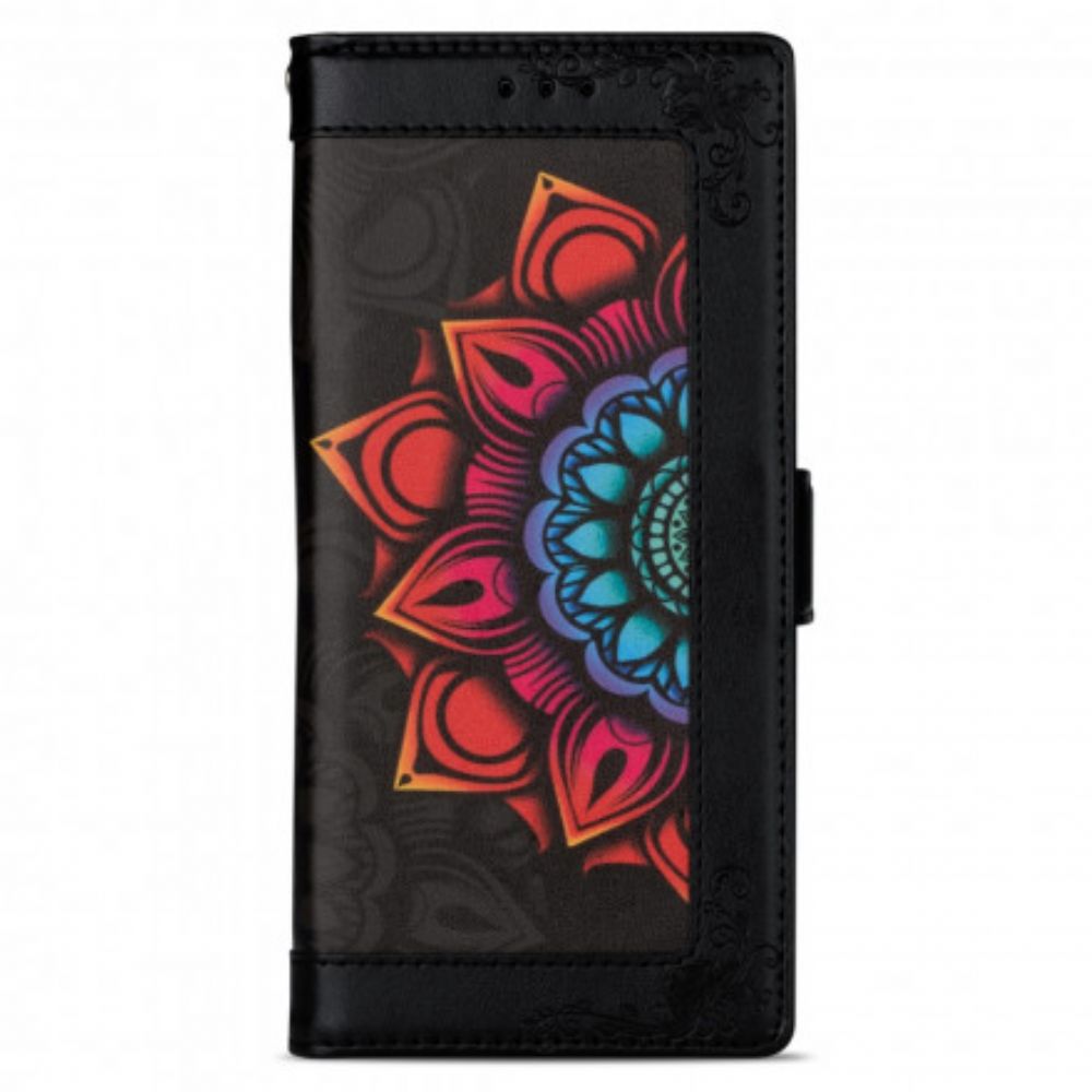 Folio-hoesje voor Xiaomi Mi 10T Lite / Redmi Note 9 Pro 5G Met Ketting Band Mandala