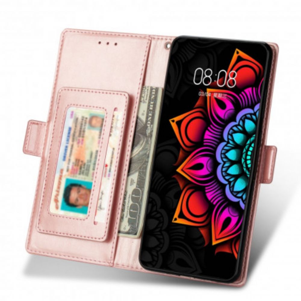 Folio-hoesje voor Xiaomi Mi 10T Lite / Redmi Note 9 Pro 5G Met Ketting Band Mandala