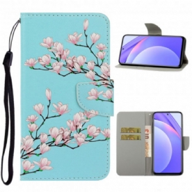 Folio-hoesje voor Xiaomi Mi 10T Lite / Redmi Note 9 Pro 5G Met Ketting Bandboom