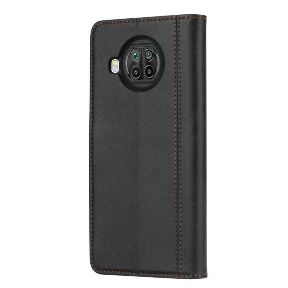 Folio-hoesje voor Xiaomi Mi 10T Lite / Redmi Note 9 Pro 5G Met Riem