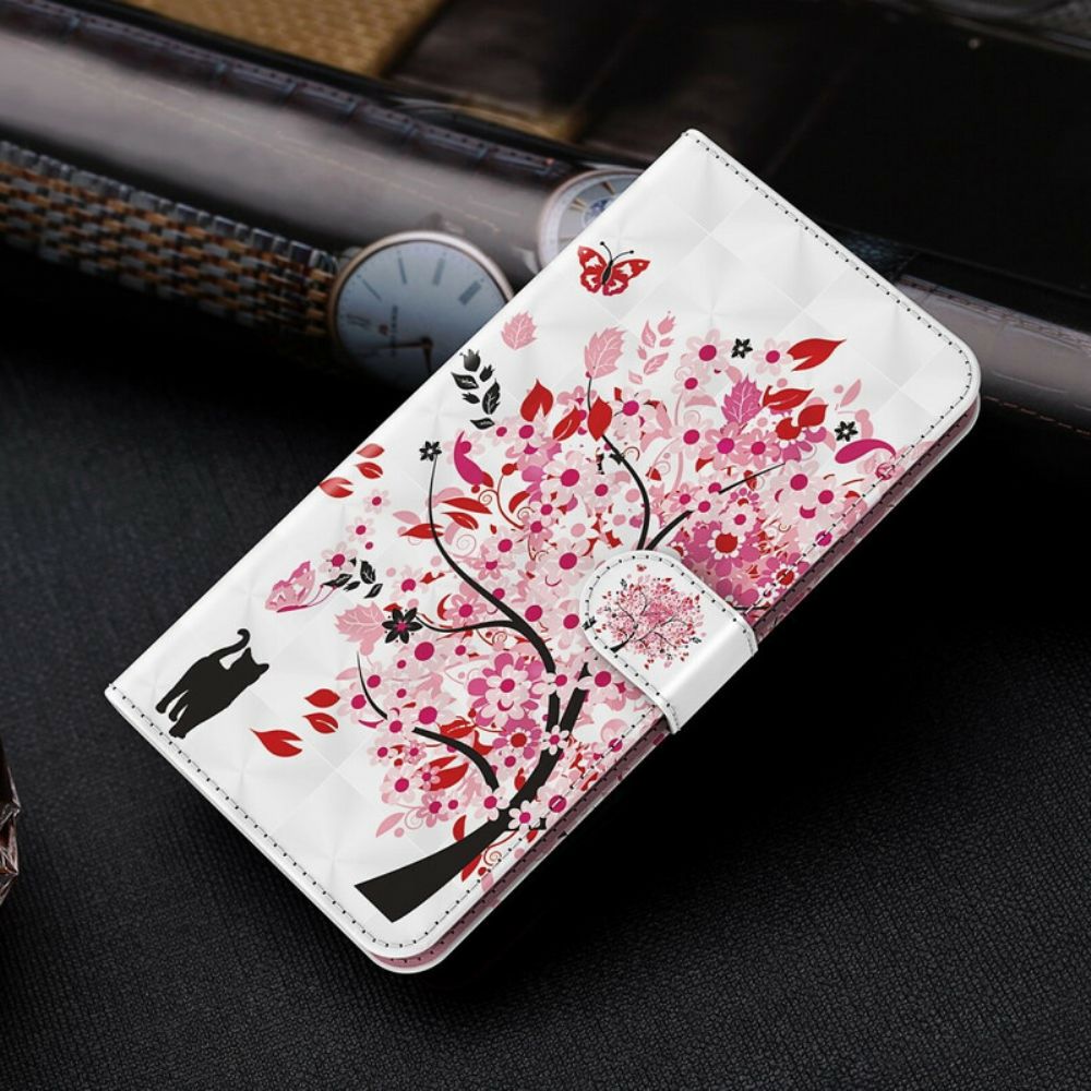 Folio-hoesje voor Xiaomi Mi 10T Lite / Redmi Note 9 Pro 5G Roze Boom