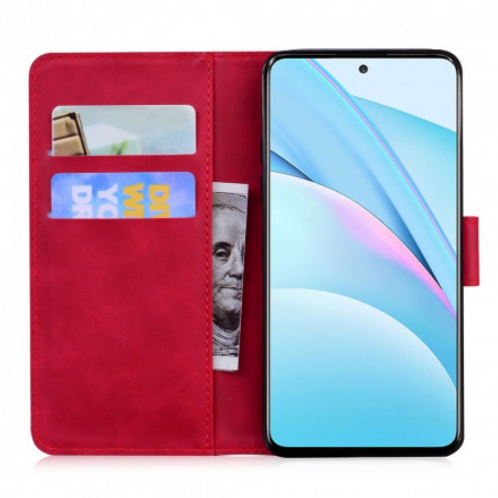 Folio-hoesje voor Xiaomi Mi 10T Lite / Redmi Note 9 Pro 5G Tijgergezicht